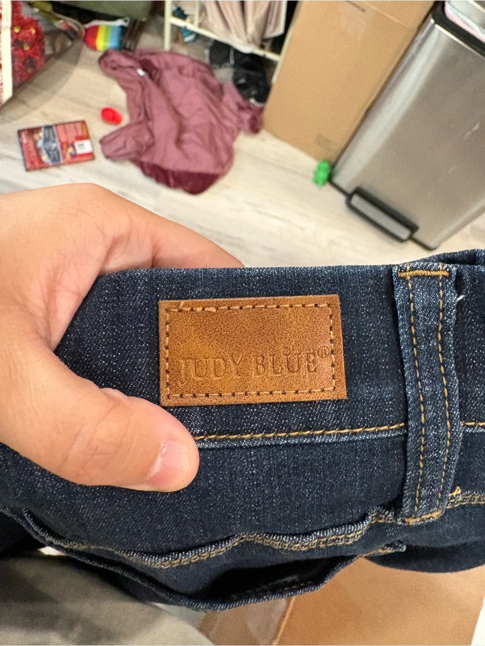Judy Blue Skinny Jeans Women’s 20W Dark Wash Stretch Denim Mid Rise Pockets